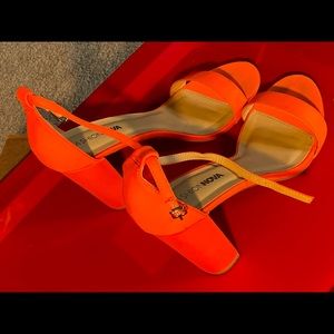 orange heels